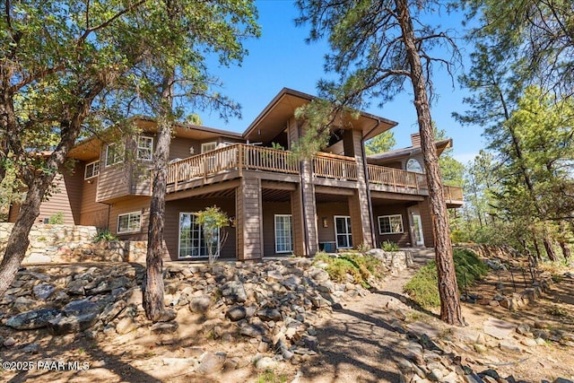 1167 Eagles Nest, Prescott, AZ 86303 - back of house featuring a deck