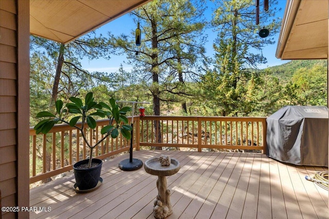 1167 Eagles Nest, Prescott, AZ 86303 - wooden deck with a grill