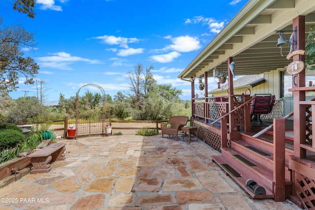 1116 Christie Ln, Prescott, AZ 86305 - view of patio with a deck