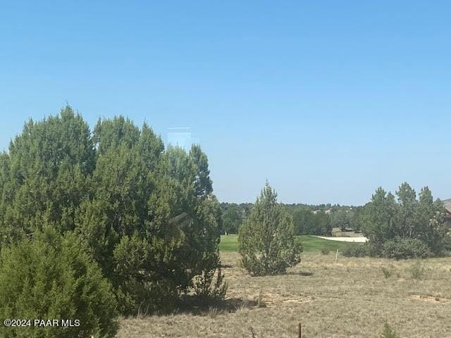 view of landscape featuring a rural view