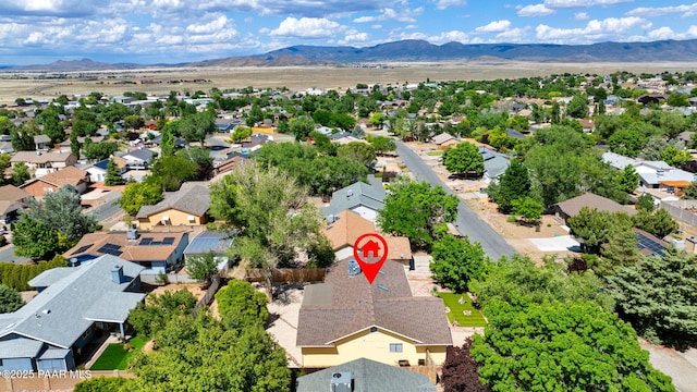 5420 N Mesquite Dr, Prescott Valley, AZ 86314 - aerial view of residential area with a mountain backdrop