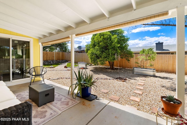 5420 N Mesquite Dr, Prescott Valley, AZ 86314 - fenced backyard featuring a patio area