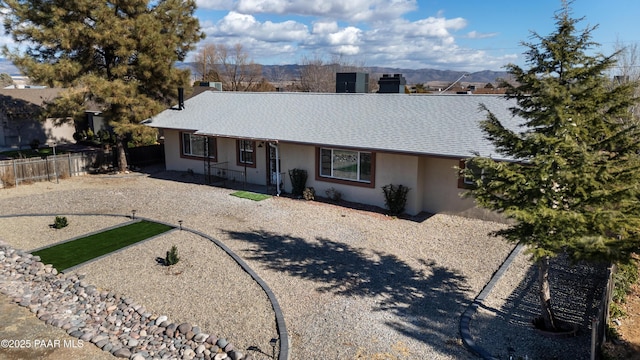 view of ranch-style house