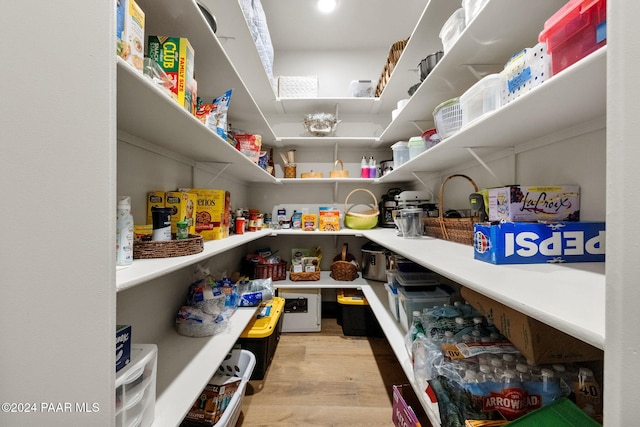 view of pantry