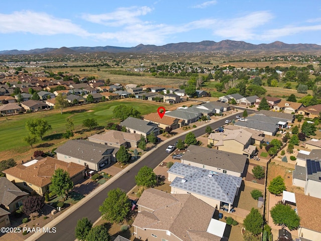 12691 E De La Cruz St, Dewey-Humboldt, AZ 86327 - aerial view of residential area with a mountain backdrop