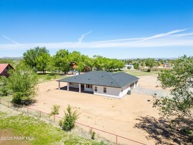 aerial view of property and surrounding area