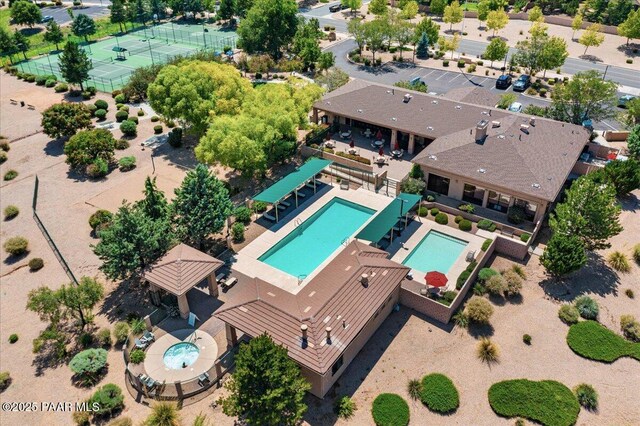drone / aerial view