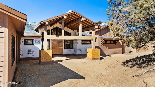 view of rear view of house