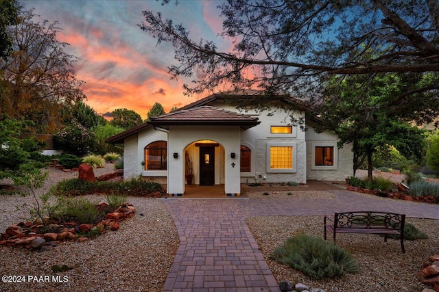 view of mediterranean / spanish-style house