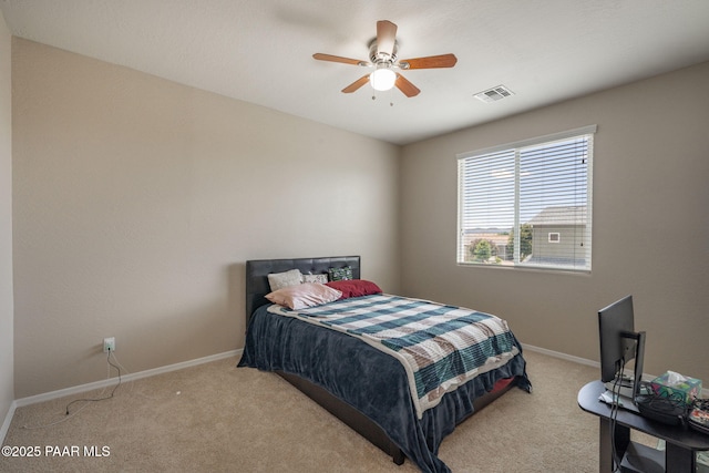 13109 E Gonzalez St, Dewey-Humboldt, AZ 86327 - bedroom featuring carpet floors, baseboards, and ceiling fan