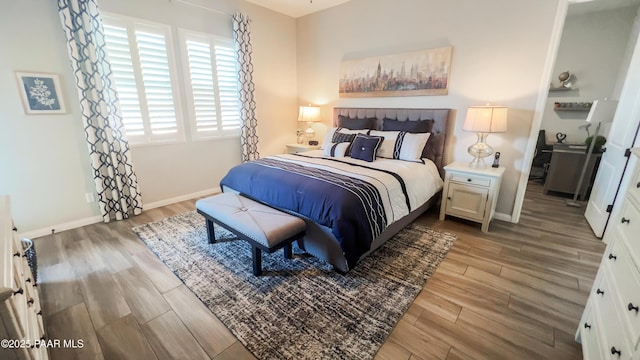 4374 Hornet Dr, Prescott, AZ 86301 - bedroom with wood finished floors and baseboards