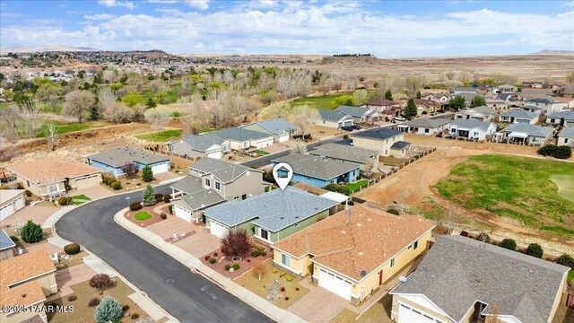 12660 E Ortiz St, Dewey-Humboldt, AZ 86327 - drone / aerial view featuring a residential view