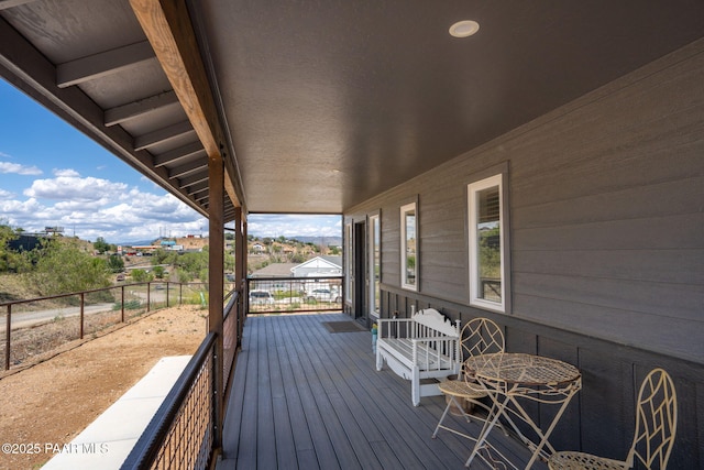 2905 S Omega Dr, Dewey-Humboldt, AZ 86329 - view of wooden terrace