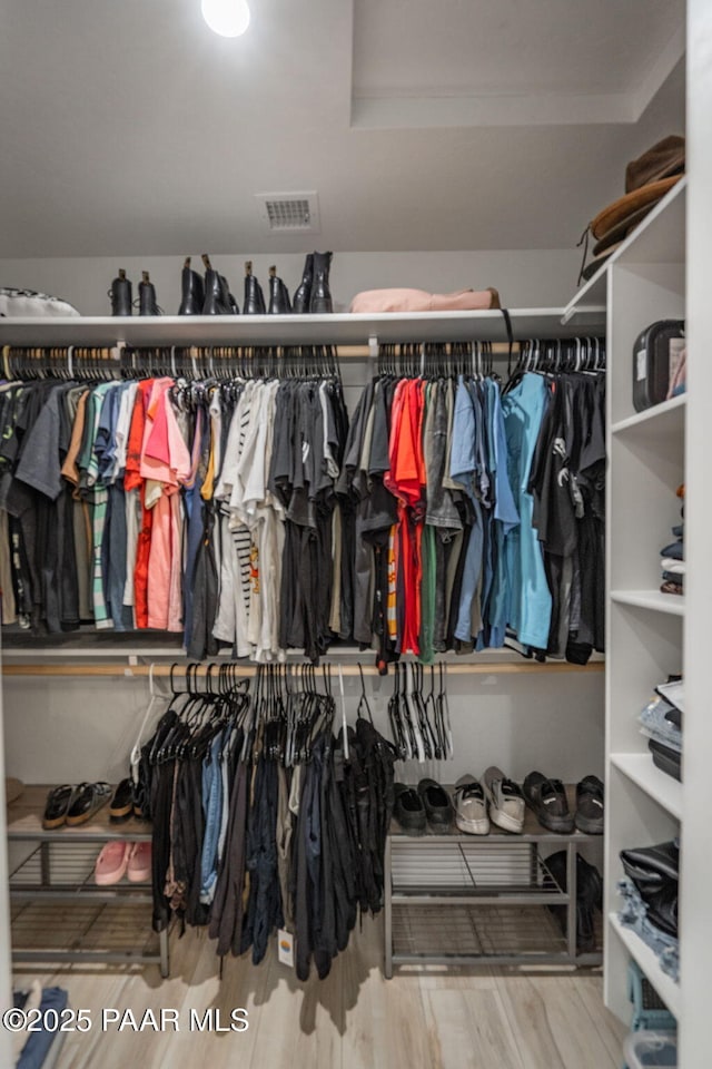 2905 S Omega Dr, Dewey-Humboldt, AZ 86329 - walk in closet featuring wood finished floors