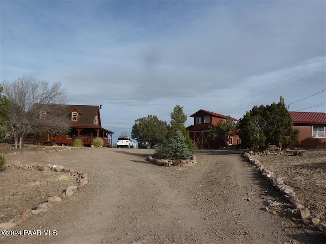 view of road featuring driveway