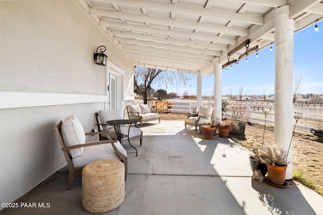 view of patio