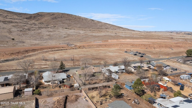 view of mountain feature featuring a residential view