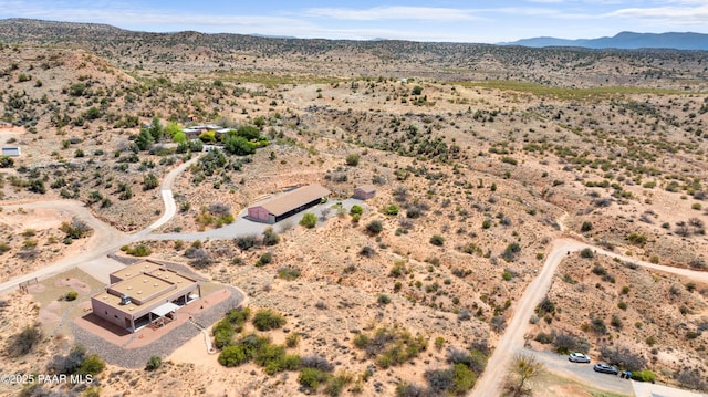 1980 S Koch Ranch Rd, Cornville, AZ 86325 - aerial view featuring a mountain view and a desert view