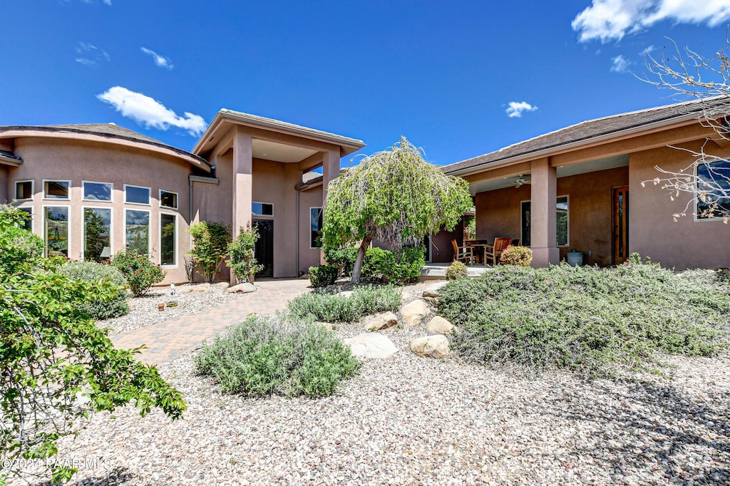 1494 Creek Trl, Prescott, AZ 86305 - exterior space featuring stucco siding