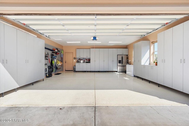 3000 Noble Star Dr, Prescott, AZ 86301 - garage featuring stainless steel refrigerator with ice dispenser