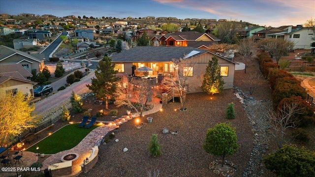 3000 Noble Star Dr, Prescott, AZ 86301 - view of front facade with fence and a residential view