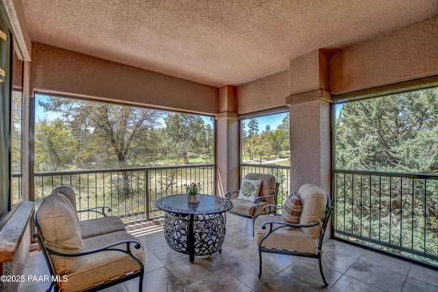 1716 Alpine Meadows Ln Unit 1402, Prescott, AZ 86303 - sunroom / solarium featuring view of scattered trees