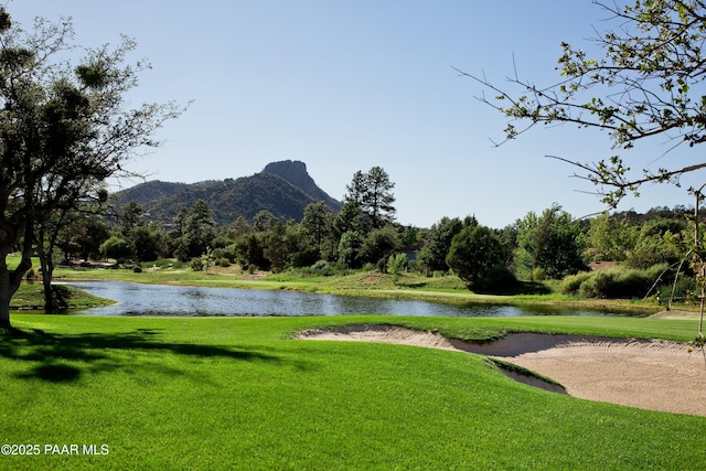 1716 Alpine Meadows Ln Unit 1402, Prescott, AZ 86303 - view of property's community featuring a water and mountain view and a lawn