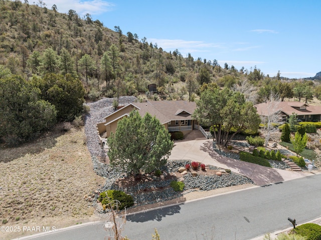 2635 Tolemac Way, Prescott, AZ 86305 - bird's eye view with a view of trees