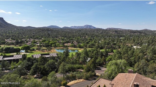 435 Fairway View Dr, Prescott, AZ 86303 - mountain view with a forest and a nearby body of water