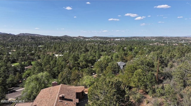 435 Fairway View Dr, Prescott, AZ 86303 - bird's eye view of a forest and a mountainous background