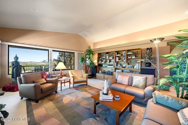 435 Fairway View Dr, Prescott, AZ 86303 - living area featuring lofted ceiling