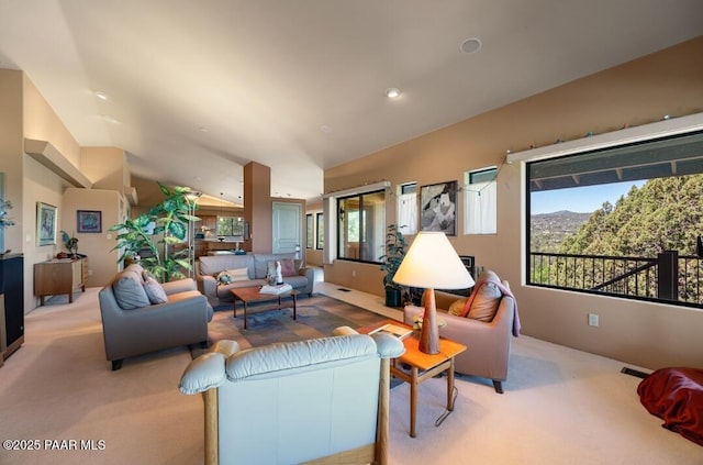 435 Fairway View Dr, Prescott, AZ 86303 - living room featuring light colored carpet