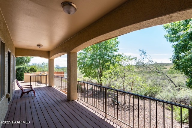 10559 Manzanita Trl, Dewey-Humboldt, AZ 86327 - view of wooden deck