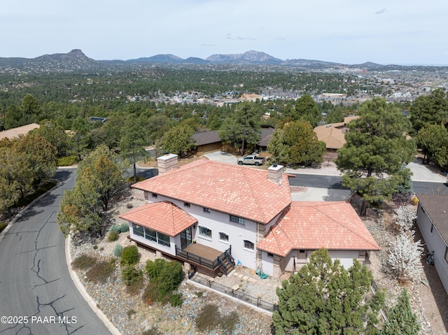 285 E Crestwood, Prescott, AZ 86303 - aerial view with a mountain view