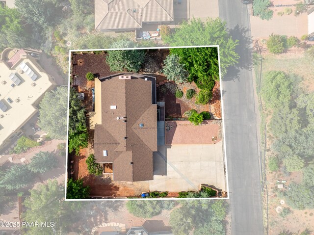 225 Sierra Rd, Sedona, AZ 86336 - view of property location with property parcel outlined