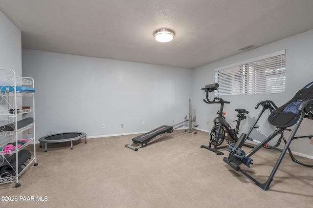 225 Sierra Rd, Sedona, AZ 86336 - workout room featuring baseboards and carpet