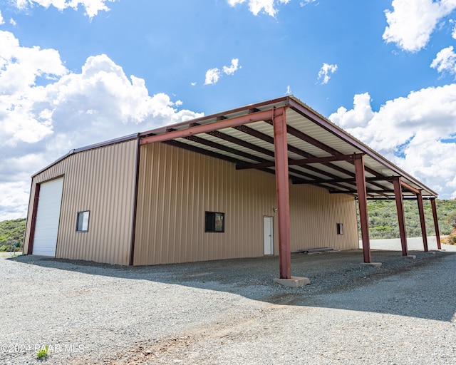 view of outdoor structure