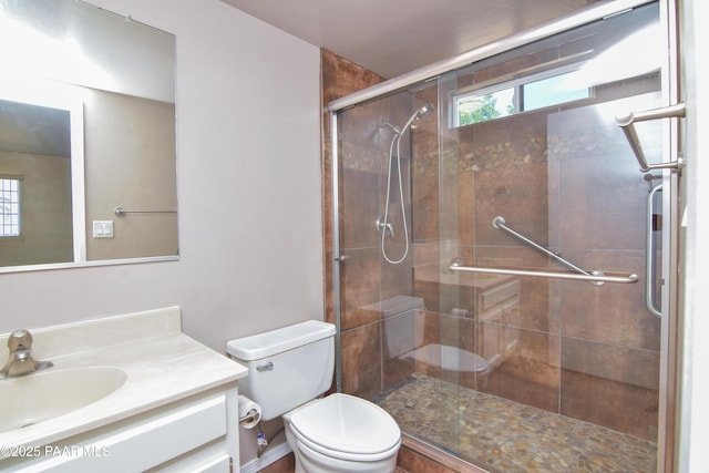 3035 Hozoni Rd, Prescott, AZ 86305 - full bath featuring vanity, plenty of natural light, and a stall shower