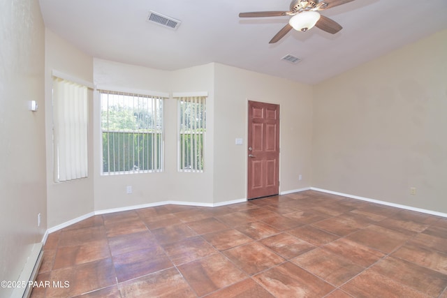 3035 Hozoni Rd, Prescott, AZ 86305 - spare room with a ceiling fan and baseboards