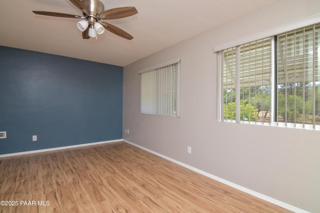 3035 Hozoni Rd, Prescott, AZ 86305 - unfurnished room with ceiling fan and wood finished floors