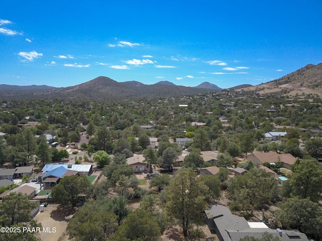 3035 Hozoni Rd, Prescott, AZ 86305 - aerial view of property's location with mountains