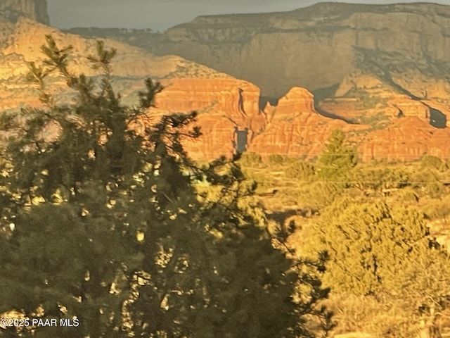 view of mountain feature