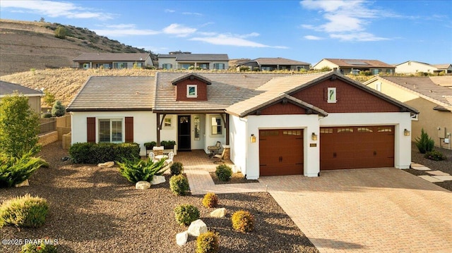 view of front of home with a porch