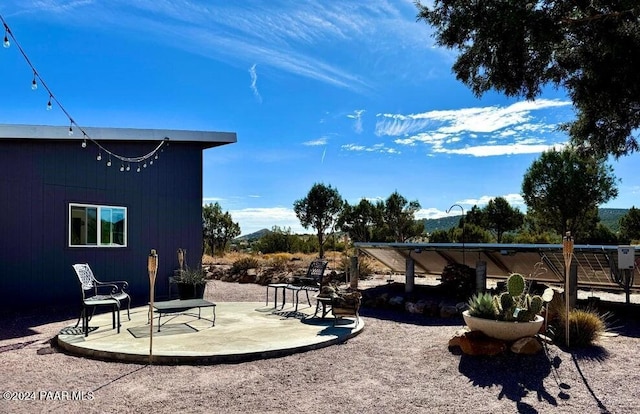 view of yard with a patio