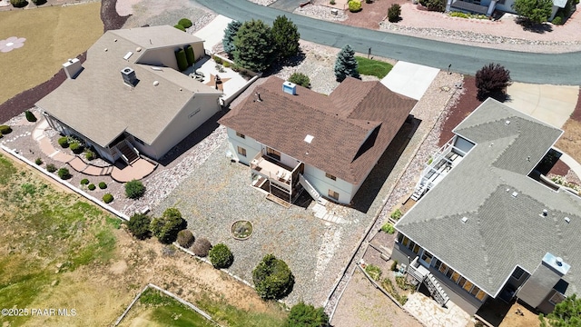 1107 N Buena Vista E, Dewey-Humboldt, AZ 86327 - aerial view of property and surrounding area with nearby suburban area
