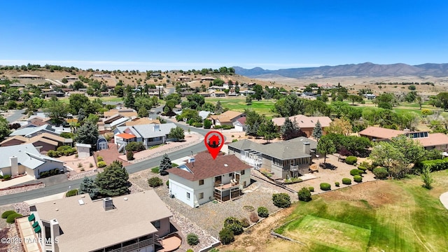 1107 N Buena Vista E, Dewey-Humboldt, AZ 86327 - aerial view of residential area featuring mountains