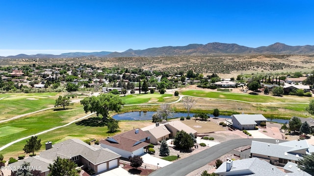 1107 N Buena Vista E, Dewey-Humboldt, AZ 86327 - aerial perspective of suburban area with a golf club and a water and mountain view