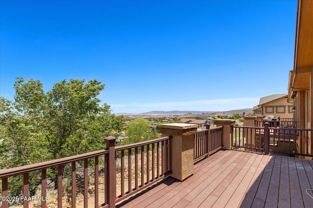 532 Goshawk Trl, Prescott, AZ 86301 - deck featuring a mountain view