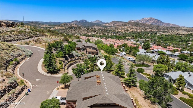 532 Goshawk Trl, Prescott, AZ 86301 - aerial perspective of suburban area with a mountainous background