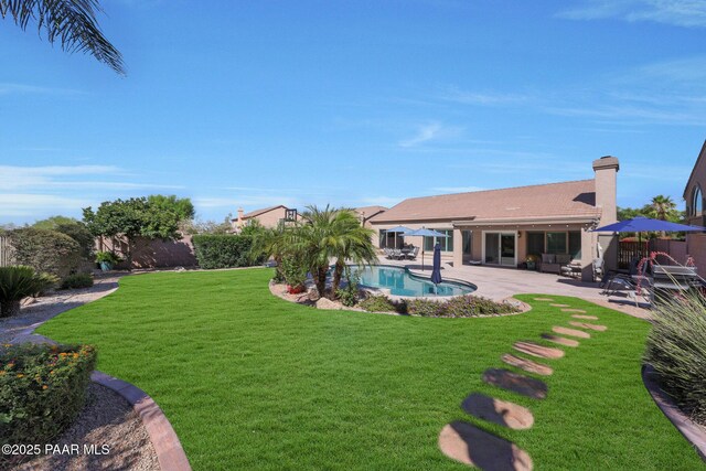 26647 N 43rd St, Cave Creek, AZ 85331 - view of yard with a patio
